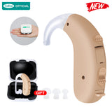 Cofoe Intelligent BTE hearing aid digital Portable Sound Amplifier dual channel noise reduction for Severe hearing loss Ear Care
