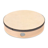 4/6/8/10 Inch Wooden Hand Drum Kid Percussion Toy Wood Frame Drum for Children Music Game Convenient Portable Musical Instrument