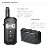 2 in 1 Dog traning collar Remote 600m Contro Anti Bark Collar Electric Shock Vibration sound no barking training Dog Supplies