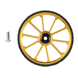 Folding Bike Easy Wheel for Brompton/Birdy Aluminum Alloy CNC Easywheel Ultralight Sealed Bearing Push Wheels