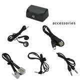 1 Set Portable LCD Screen 8GB Digital Voice Recorder Audio Recorder MP3 Player Telephone Dictaphone B7N5