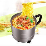 220V Mini Electric Multifunctional Electric Cooking Pot 1.5L Multi Cooker EU/AU/UK Stainless Steel Electric Hot Pot High Quality