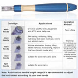A1 Professional Microneedling Pen Rechargeable MTS Injection Electric Derma Machine Face Anti-wrinkle Lifting Beauty Device