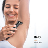MSN Electric Shaver for Men USB Charging Body Hair Trimmer Bikini Trimmer for Women Epilator Trimmer Female Shaving