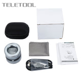 10X Full Metal Magnifying Glass LED Scale Loupe USB Charging Lens Magnifier Stamps Jewelry Magnifying Lens