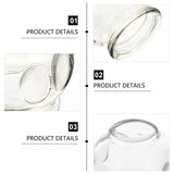 5Pcs Glass Cupping Cups Massage Suction Cups Chinese Fire Glass Cupping Jar Chinese Cupping Cups Glass Cupping Therapy Device