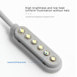 LED Sewing Machine Light Magnetic Mounting Base Gooseneck Lamp 110-265V EU/US Plug for Lathes Workbenches