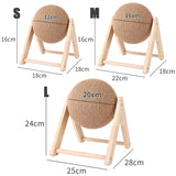 Cat Toy Interactive Cat Scratcher Board Kitten Sisal Rope Ball Scratch Paws Pet Grinding Scratching Cats For Scratcher Toys