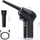 Cordless Air Dust Collector, Used for Computer Cleaning,36000RPM, Rechargeable 6000MAh Battery, for Keyboard Debris