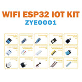 177Pcs Super Starter Kit for ESP32 WIFI I OT Development Board for Arduino Project, Great Fun School Training ESP32 Kits