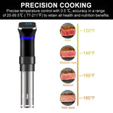 IPX7 Waterproof Vacuum Cook Food cooking Machine German original motor technology 1400 Watts  Sous Vide Cooker factory price