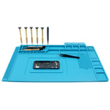ESD Mat with Magnetic Groove Working Mat Heat Insulation Heat-resistant Adsorption Soldering Mat Station Repair Insulator Pad