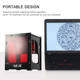NEJE KZ 10W 450nm Laser Engraving Machine Smart Blue Light AI Engraving Machine Supports Off-line Operation Logo Mark Printer