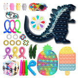 Fidget Anti stres Toy Set popetes Bubble Anti-stress Fidget Toys Kit Autism Relief Anxiety Sensory Pushs Bubble Fidget Toys Pack
