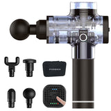 Gun Massage Muscle Phoenix Transparent Body Massager Electric 4 Heads Fascial Gun Relaxation MG53