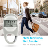 Multi-functional Step Counter Portable Pedometer Fitness Tracker for Tracking Steps / Walking Distance Calories Fitness Monitor