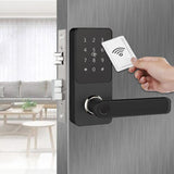 Smart Lock TTLock Bluetooth Fingerprint Password Handle Keyless Entry Bluetooth Lock Free APP IC Card For Home Office Hotel