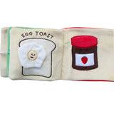 Dog Interactive Toys Hidden Food Cute Squeaky Toys Reading Toy Dog Plush Puppy Chew Toy Squeaky Dog Toy Increase Wisdom