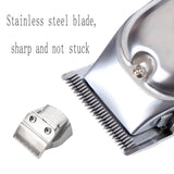 Full metal professional hair clipper for barber salon home rechargeable hair trimmer for men electric haircut machine powerful
