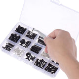 Electric Guitar Screw Kit Assortment Box with Springs for Electric Guitar Bridge,Pickguard Tuner and A Tweezer