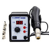 Saike 858D 220V Hot Air Gun 700W LED Digital Display SMD Rework BGA Soldering Station Heat Gun Welding Repair Equipment Station