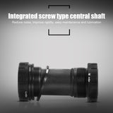 68/73mm Aluminum Alloy MTB Bicycle Bearing Bottom Bracket Kit Hollow Screw Type Mountain Bike Axis Crankset Parts Accessories