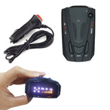 Car Radar Detector English Russian Auto 360 Degree Vehicle V7 Speed Voice Alert Alarm Warning 16 Band LED Display