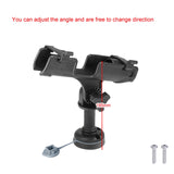 Fishing Rod Pole Holder Rack 360 Adjustable Removable Kayak Boat Support Boat Fishing Tackle Accessories Pole Bracket