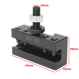 6-12 Inch 2 AXA Boring Turning Quick Change Tool Post Facing Holder 250-102 for CNC Lathe Tool Kit
