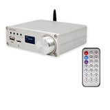 C40 APP Remote Control Bluetooth 5.0 Lossless Player Digital Power Amplifier 130W+130W U Disk/TF Card