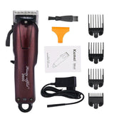 Professional Hair Trimmer Body Face Clipper Electric Hair Clipper Men Cordless Beard Razor Trimmer Barber Haircut Cutter KM-2600