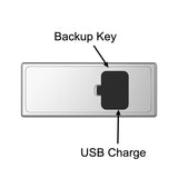 Tuya Fingerprint Padlock Smart Door Lock Garage Gates Anti-theft Padlock large 10mm Stainless Steel Remote Authorization Unlock