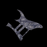 Guitar Pickguard Blue PVC Pickguard Guitar for Part Pickup Scratch Plate Mij Guitar Pickguard