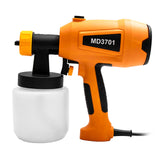 Electric Paint Sprayer 550W 800ml Container for Home Interior Exterior Wall Cars Fences Furniture and Outdoors Painting Projects