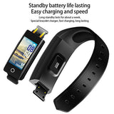 W6 Smart Bracelet Healthy Step Count Sports Watch Multifunction Smart Heart Rate Monitor Heart Rate Fitness Smart Bracelet