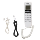 Caller ID Telephone Home Landline Phone Desktop Corded Fixed Phones Wall Mountable Telephone for Home Office Hotel mini phone