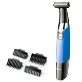 One blade wet dry beard shaving razor for men electric shaver usb male back hair electronic razor travel body cleaning shaver