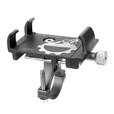 Bike Holder Bicycle Phone Mount Aluminium Motorcycle Scooter Handlebar Phone Holder for 3.0 - 6.8 inch Smartphone Mount Bracket