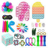 Fidget Toy Set Of Decompression Sensory Toys Marble Relief Gift For Adults Children Sensory Antistress Relief Figet Toys Box