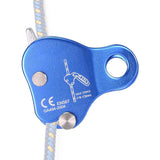 2X Rope Ascender,Rock Climbing Tree Arborist Rope Grab Self-Locking Rope Grip For Climbing And Rescue 8-13MM,Blue