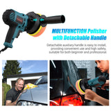 5-inch Electric Car Polisher 700W Auto Car Polisher Buffer with Detachable Sander Rotary Tool 600-3700RPM Speed Regulation