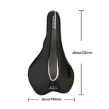 ZTTO Road Bike Saddle Bicycle Seat Comfortable MTB Road Bike Saddle PU Lightweight Cycling Saddle for Men Women Bike Parts