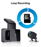 LAMJAD K10 Car Dvr 3.0 Inch Mini Wifi Dash Cam FHD 1080P Dashcam With Bult in GPS Tracker Video Recorder With Rear View Camera