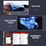 ThinkScan SD6 ABS SRS A/F ECM TCM BCM IC OBD2 Scanner with 5 Reset Function Scan Tool Lifetime Free Update Auto Diagnostic Tool