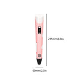 Portable 3D Pen Original DIY 3D Printing Pen With ABS Filament Creative Toy Birthday Gift For Kids Design Drawing DIY Pen