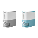 Automatic Rice Dispenser Large Grain Container Storage With Lid Measuring Cylinder Moisture Proof Cereal Dispenser