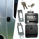 RV  Lock with Paddle  Coated Replacement  for  Hauler W/ 2 Pcs Keys, 8 Pcs Screws