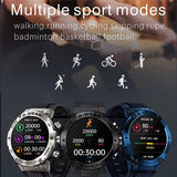 Smart Watch Men K28H Bluetooth Call 360MAh Big Battery Custom Faces Music Heart Rate Monitor Sport Smartwatch