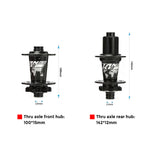 MTB Bike Hub Mountain Bike Bicycle Front &amp; Rear Hub Set 36 Holes 6 Bearings with Quick Release Bikes Flower Drum Accessories