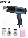MOYOTEC 1500W Hot Air Gun Digital LCD Display Electric Hot Air Gun Industrial Thermoregulator Electric Heat Guns